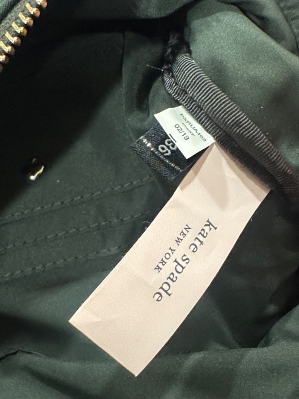 Kate Spade Bag Watson Lane Varsity Stripe Green Pink Betty Nylon Belt Bag - Picture 12 of 17
